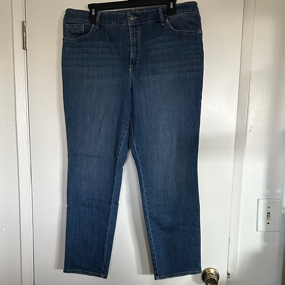 Gloria Vanderbilt Women's Skinny Jeans - Dark Blue
